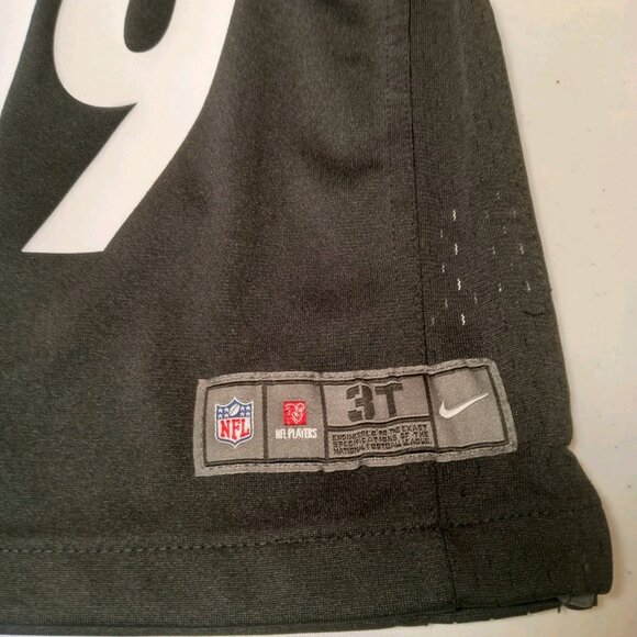Pittsburgh Steelers Juju Smith-Schuster Jersey Youth 3T Nike On Field Black #19 - Picture 12 of 12